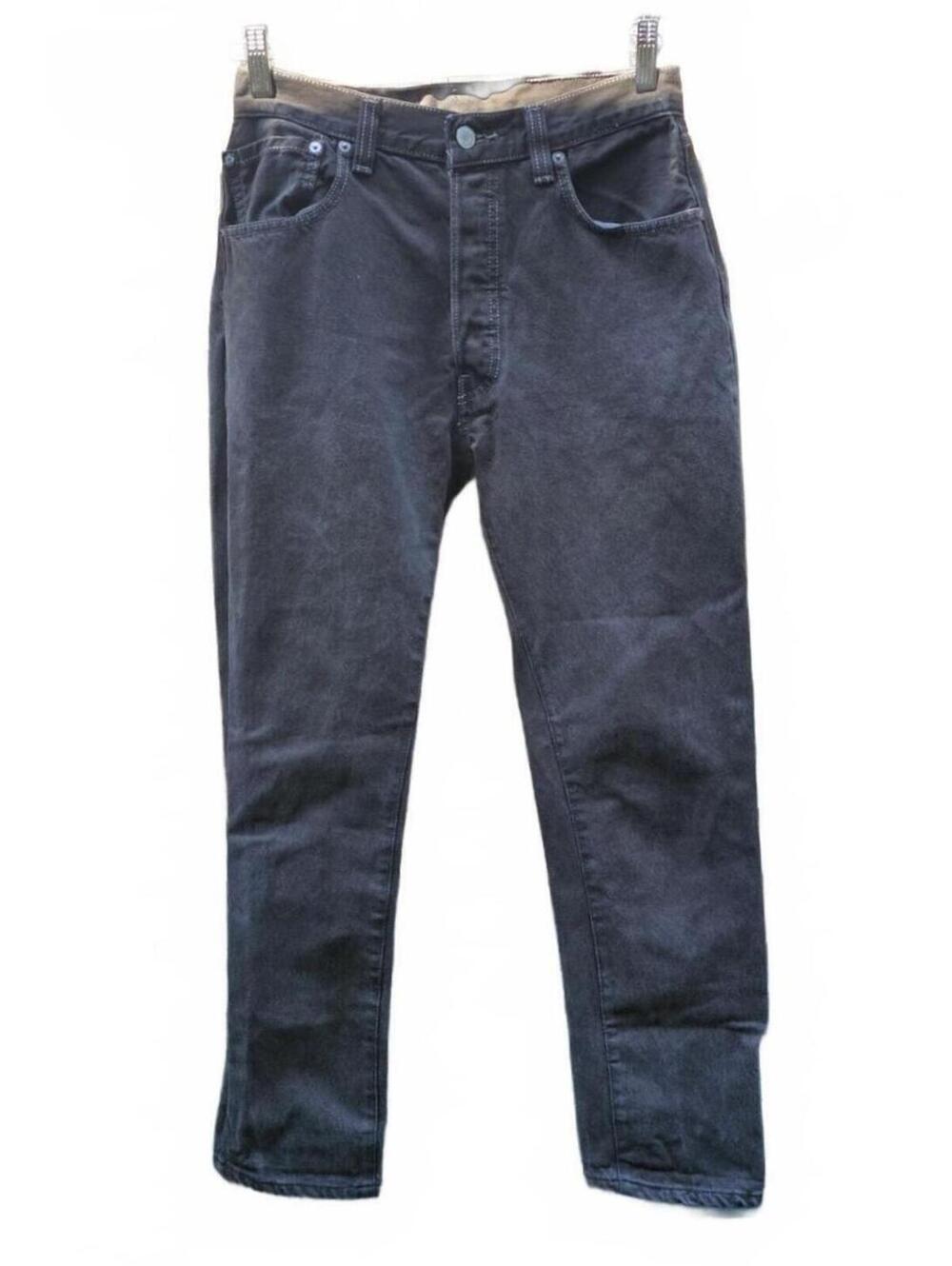 Vintage 90s  Levi's 501 Washed Black Jeans (Waist 26 Inseam 27)